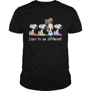 Lgbt Snoopy Dare To Be Different Kiss My Ass Shirt